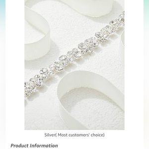 💕NWT Rhinestone Bridal Belt